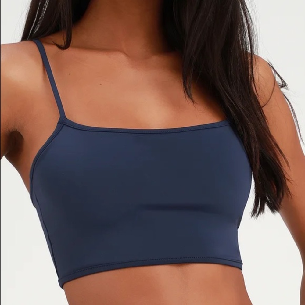 Sunny Side of Life Navy Bikini Top